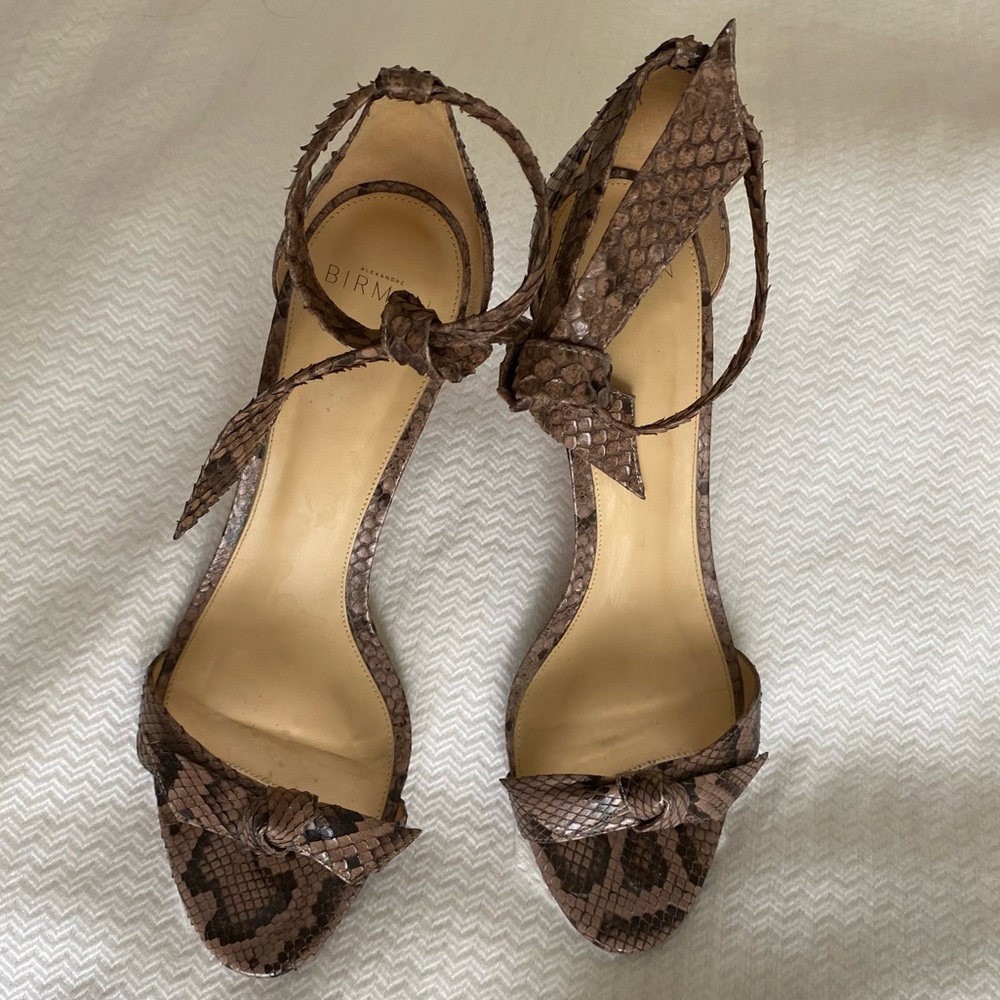 Alexandre Birman Clarita 75 Python sz 41